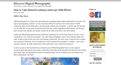 Desktop Screenshot of discoverdigitalphotography.com